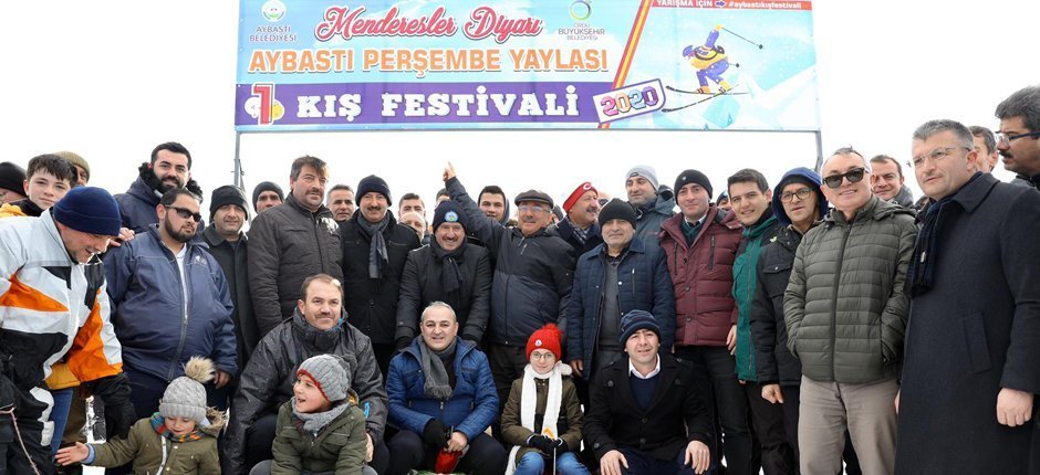 Ordu'da kızak şenliği