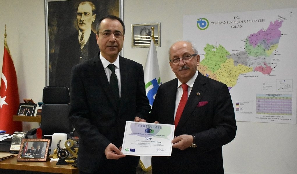 Tekirdağ'a Avrupa'dan büyük ödül