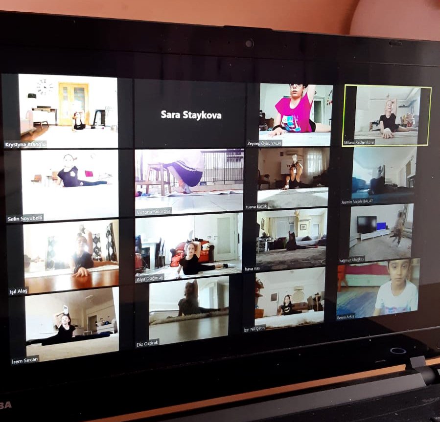 Dışarı çıkamayınca antrenman evde başladı