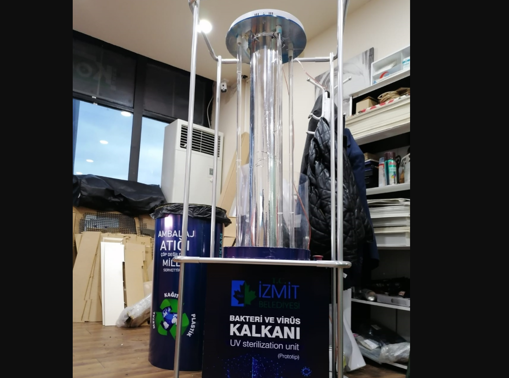 İzmit Belediyesi UV Dezenfeksiyon Robotu üretti