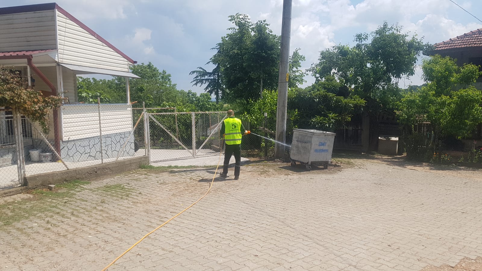 İzmit Belediyesi sivrisineklere karşı ilaçlamayı aksatmıyor