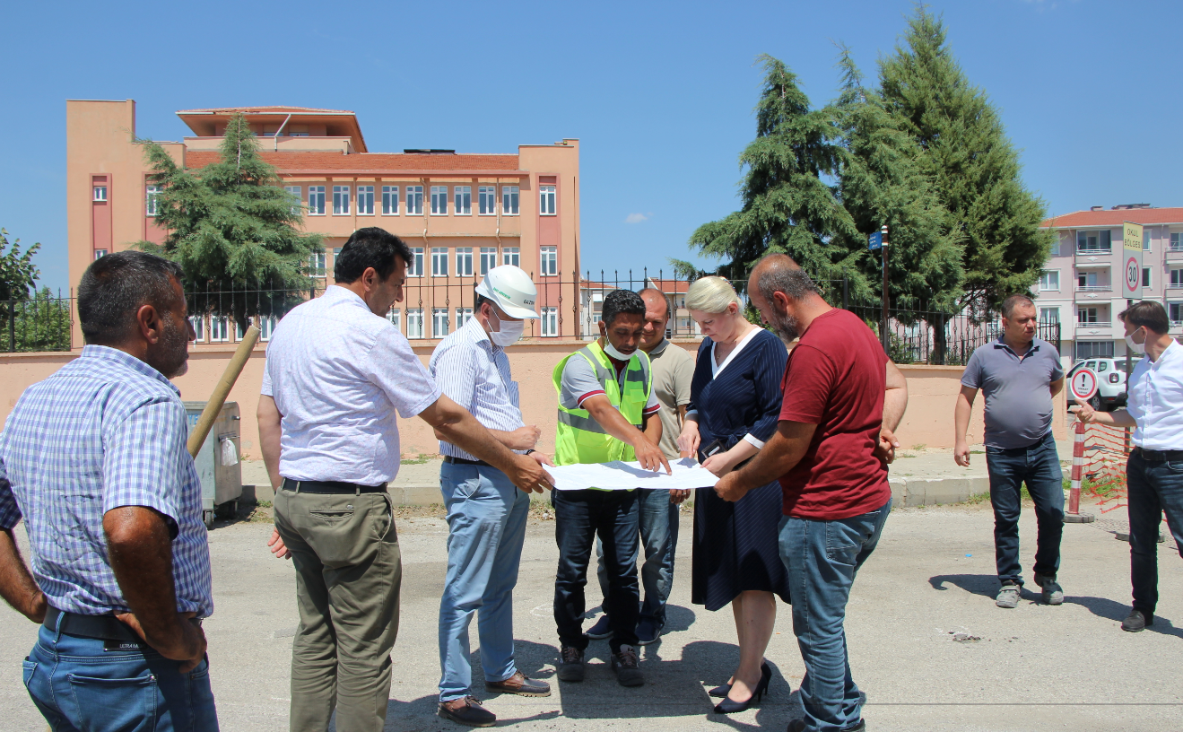 Başkan Becan doğalgaz çalışmalarını yerinde inceledi