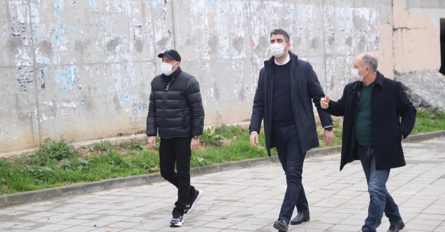 Başkan Gökhan Yüksel'den proje alanlarına çıkarma