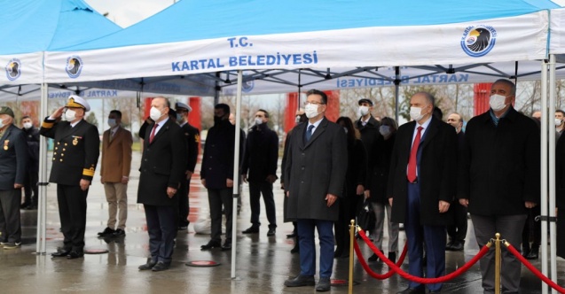 18 Mart için Kartal’da çelenk sunma töreni