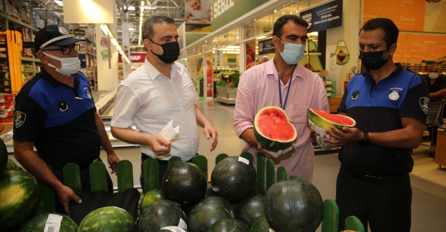 Büyükşehir karpuz fırsatçılarına geçit vermiyor
