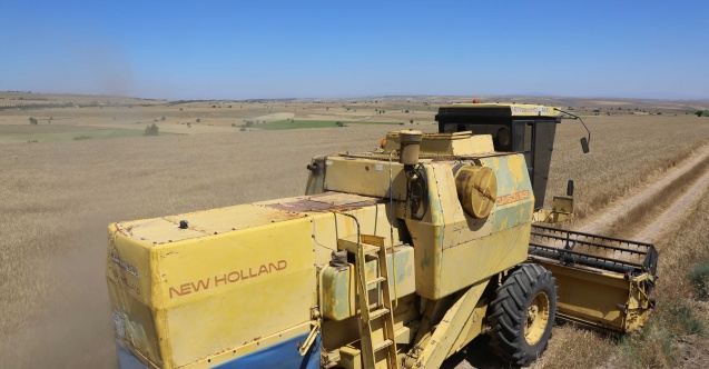 Eskişehir'de üreticiye destek hasadı devam ediyor