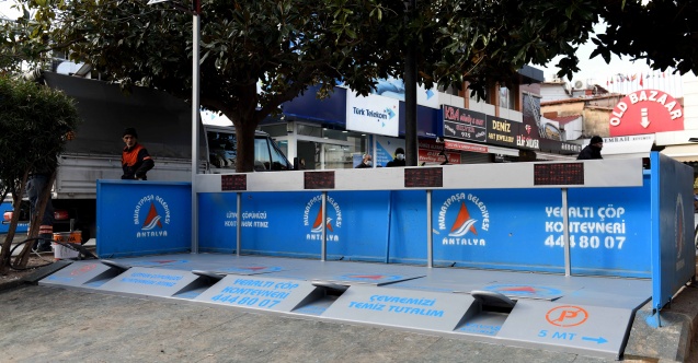 Akıllı konteyner Kale Kapısı’nda