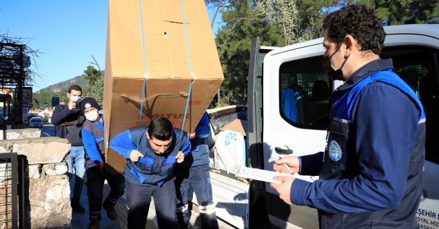 Muğla'da Büyükşehir yağmur mağdurlarının ihtiyaçlarını karşılıyor