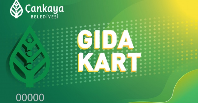 Çankaya'dan bir destek daha: "Gıda Kart"