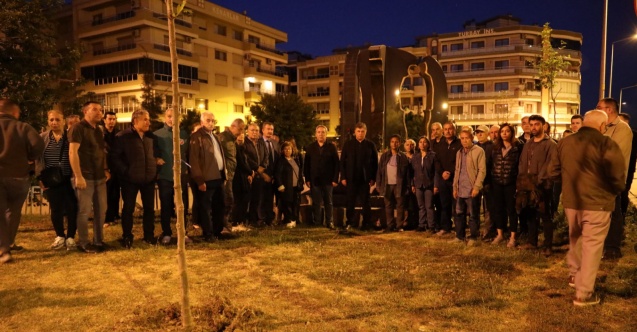 Karşıyaka'da 3 Fidan'a duygu dolu anma