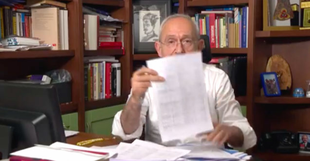 Kılıçdaroğlu'nun masasındaki belgeler yayınlandı!