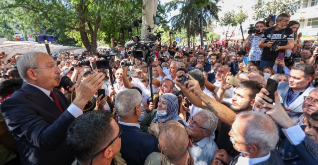 Kılıçdaroğlu'na Niğde'de coşkulu karşılama