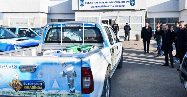Ankara Büyükşehir Belediyesi'nden deprem bölgesine dezenfeksiyon ve ilaçlama