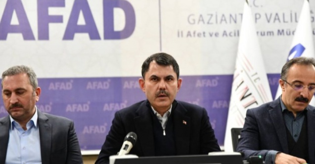 Bakan Kurum: "Deprem, 13,5 milyon vatandaşımızı doğrudan etkiledi"