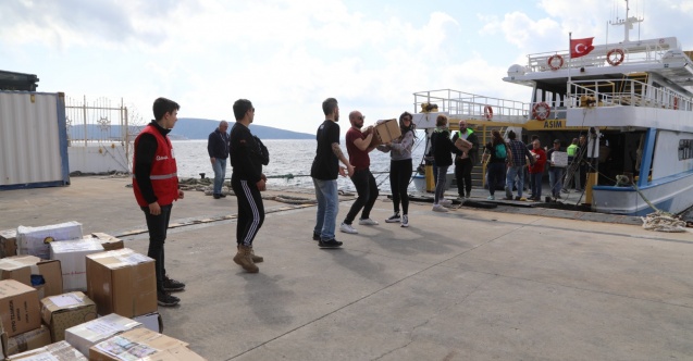 Yunanistan'dan Bodrum'a dayanışma zinciri