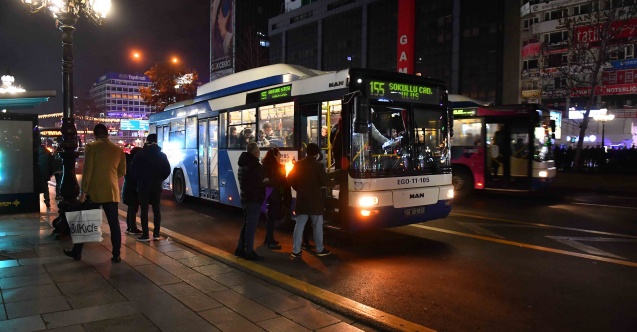 Ankara'da 24 saat ulaşım Ramazan'da da devam edecek