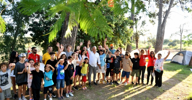 Başkan Uysal kampa katıldı