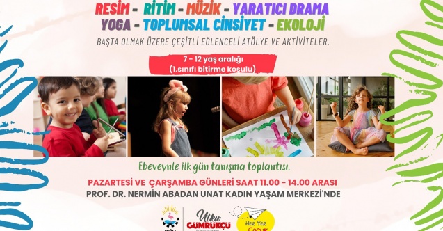 Çiğli’de Çocuk Atölyeleri Kuruluyor