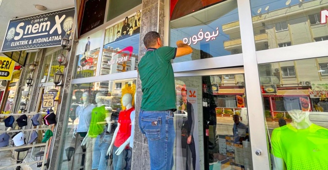 Mezitli’de işletmelere Türkçe tabela denetimi