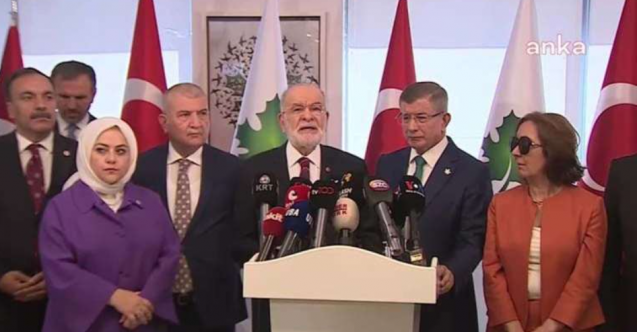 Saadet Partisi ve Gelecek Partisi'nden ortak grup kararı