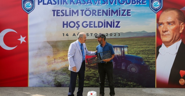 Eskişehir'de Büyükşehir'den üreticiye destek