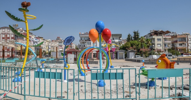 Tütüncü’den çocuklara su oyun parkı