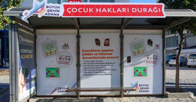 Adana Büyükşehir’den, “Çocuk Hakları Durağı”