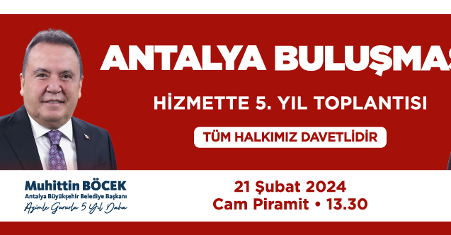 20 Şubat 2024 Antalya Büyükşehir Belediyesi ilanı