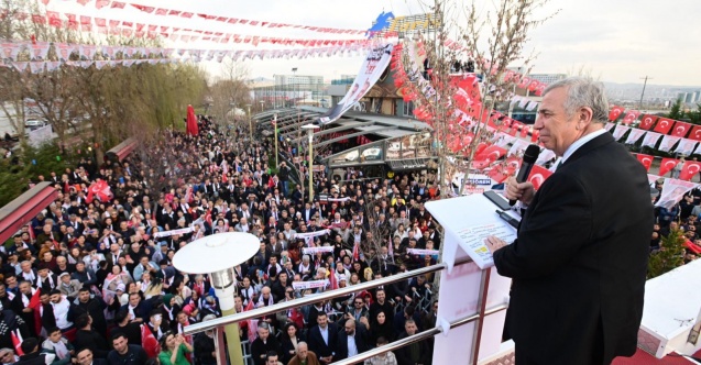Mansur Yavaş: "Yanınızda olmak boynumuzun borcu"