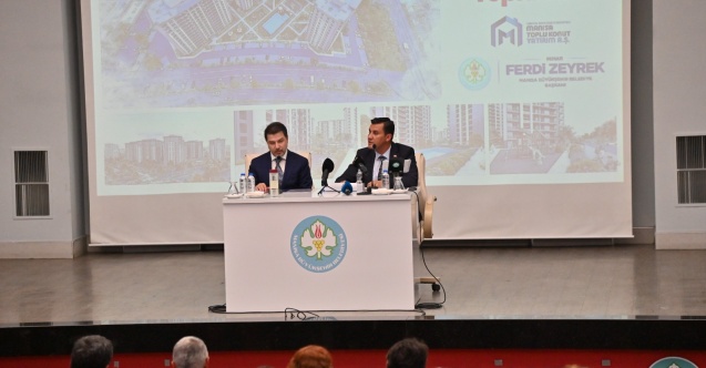 Manisa'da Başkan Zeyrek'ten Spilkent Toplu Konut Projesi’ne ilişkin bilgilendirme