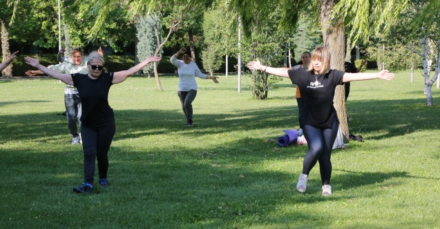 Odunpazarı’nda parklarda sabah sporu başlıyor