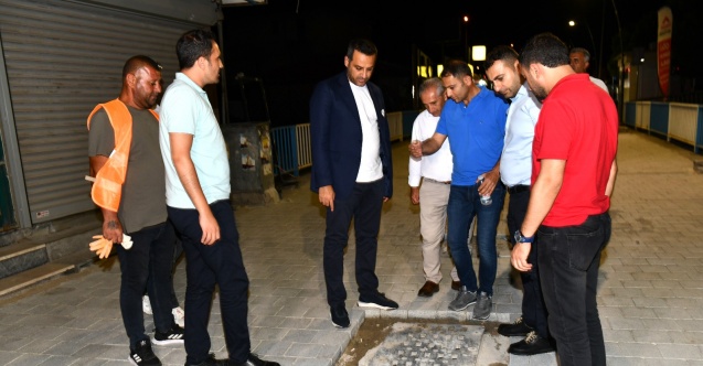 Çiğli'de Başkan Yıldız’dan Gece Mesaisi