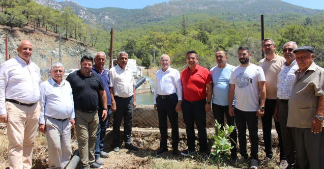 Antalya Büyükşehir’den Mavikentli çiftçilere sulama desteği