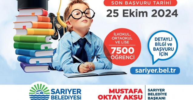 Sarıyer Belediyesi'nin burs başvuruları başladı