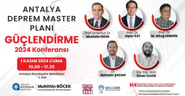 Antalya Büyükşehir Belediyesi’nin Deprem Master Plan çalışmaları sürüyor