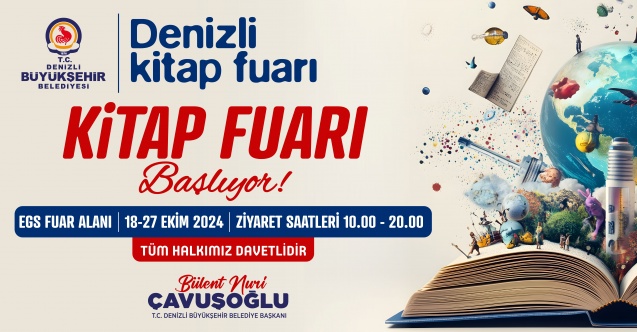 Denizli, Kitap Fuarı için gün sayıyor