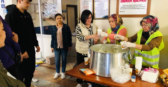 Akseki Belediyesi'nden üniversite öğrencilerine ücretsiz çorba