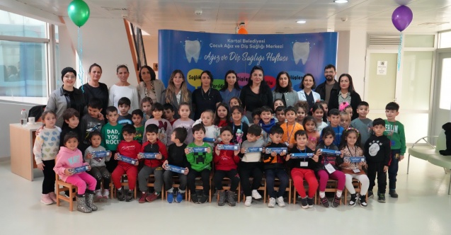 Kartal Belediyesi’nden Kreş Öğrencilerine Ücretsiz Diş Taraması