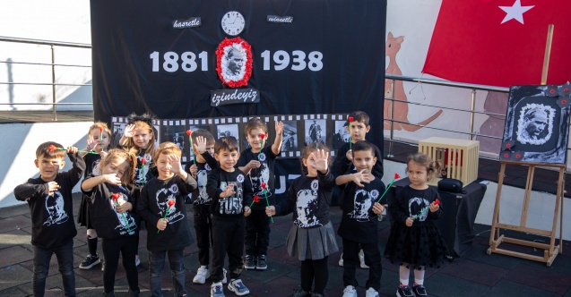 Mersinli minikler Atatürk'ü özlemle andı