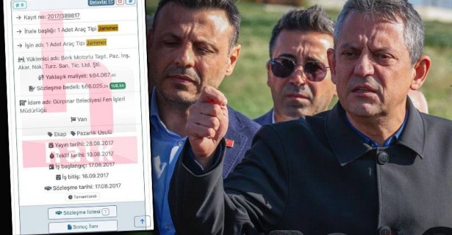 Özgür Özel açıkladı: İşte ihaleyle jammer alan resmi kurumlar