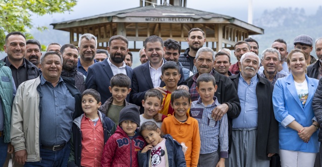 Başkan Tuncer'e köy ziyaretlerinde yoğun ilgi