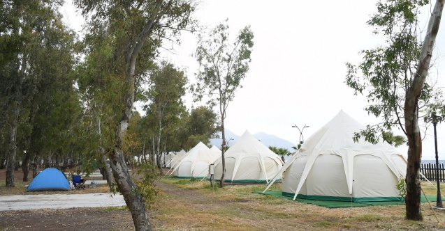Kuşadası'nda Ada Camping konuklarını ağırlamaya hazırlanıyor