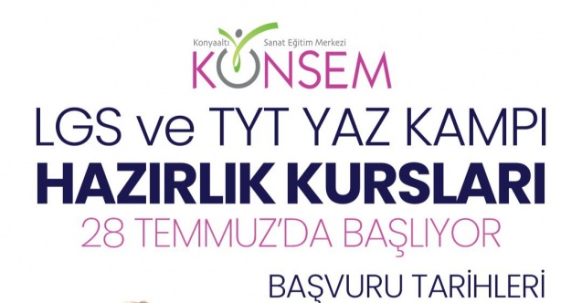 Konyaaltı#039;nda LGS ve TYT kursları başlıyor