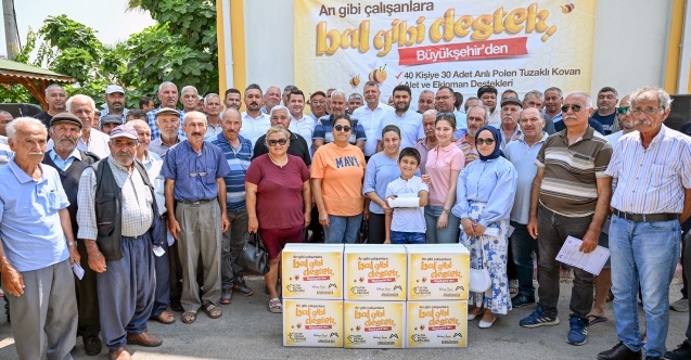 Mersin'de 13 ilçedeki 1000 arı yetiştiricisine büyük destek