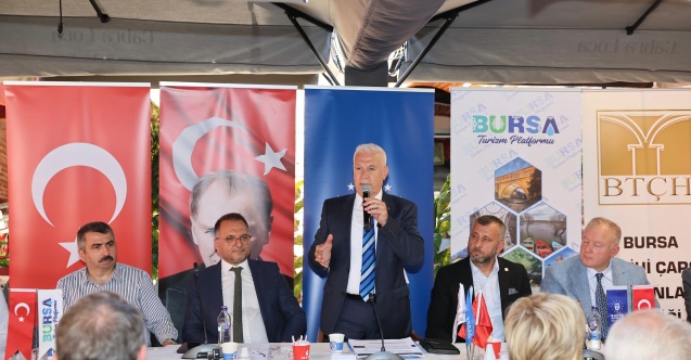 Başkan Bozbey: “Bursa turizmi için taşın altına elimizi değil, gövdemizi koyduk”