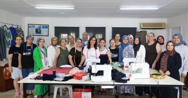 Mezitli Belediyesi'nden kadınlara destek