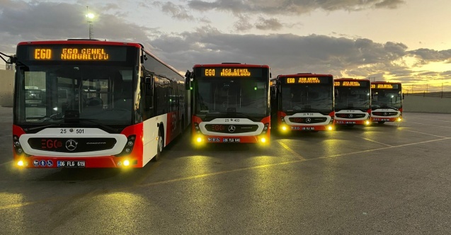 Ankara Büyükşehir'den Başkent'e 5 yeni otobüs