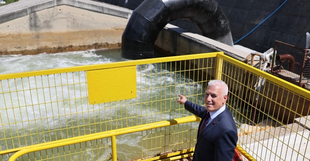 Bursa’ya can suyu olacak vana açıldı!