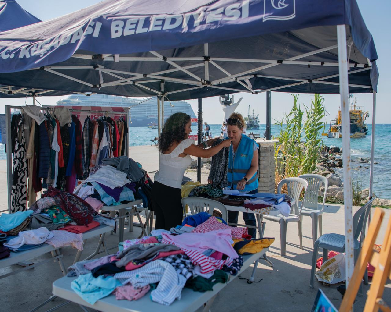 Kuşadası'nda takas kültürü büyüyor