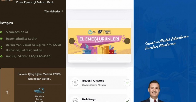 Balıkesir Büyükşehir Belediyesi çevrimiçi platformlarını yeniliyor